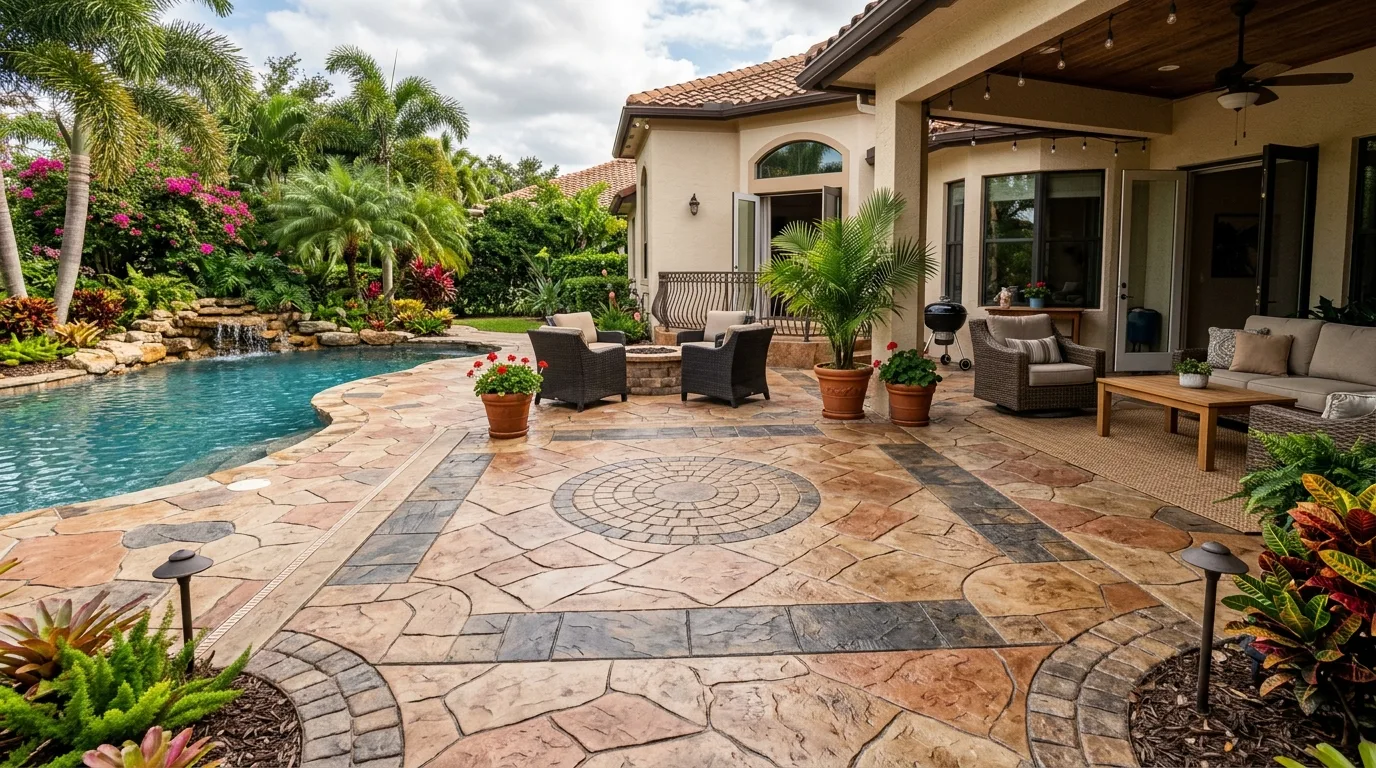 Decorative Concrete Ideas for Largo FL Homeowners
